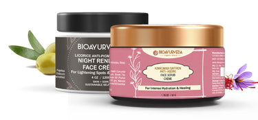 Night Renewal Face Cream + Anti Ageing Face Scrub - Combo offer for Mom